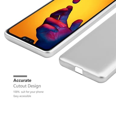 Deksel Huawei P20 LITE 2018 / NOVA 3E Case Cover (sølv)