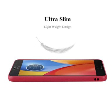 Motorola MOTO E4 Hardt Deksel Cover (rød)