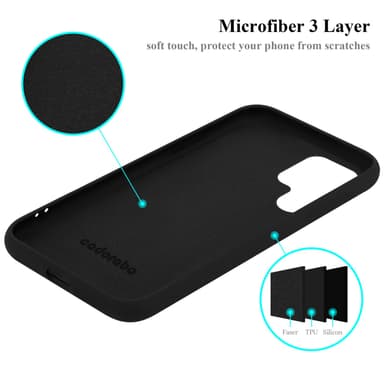 Samsung Galaxy S22 ULTRA silikondeksel case (svart)