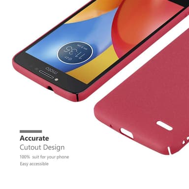 Motorola MOTO E4 Hardt Deksel Cover (rød)