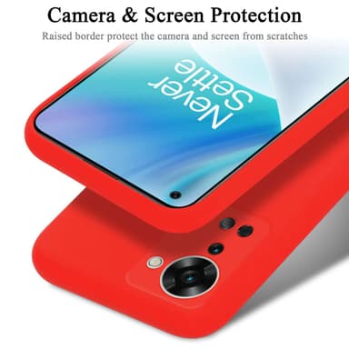 OnePlus Nord 2T silikondeksel case (rød)