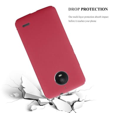 Motorola MOTO E4 Hardt Deksel Cover (rød)