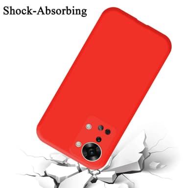 OnePlus Nord 2T silikondeksel case (rød)