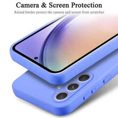 Samsung Galaxy A54 5G silikondeksel case (Lilla)