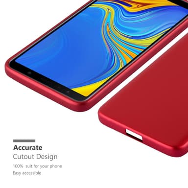 Deksel Samsung Galaxy A7 2018 Case Cover (rød)