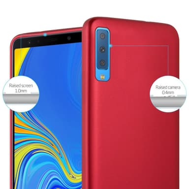 Deksel Samsung Galaxy A7 2018 Case Cover (rød)