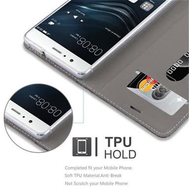 Huawei P9 LITE 2016 / G9 LITE lommebokdeksel etui (grå)