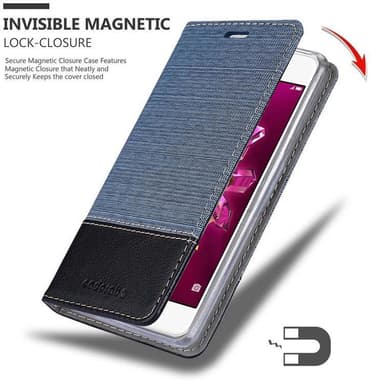 Huawei Enjoy 7 lommebokdeksel etui (blå)