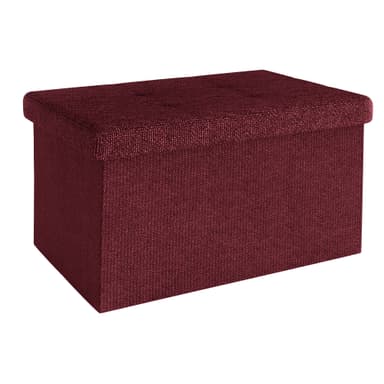 Sammenleggbar Krakk 49x30x30 cm Fotstøtte (rød)