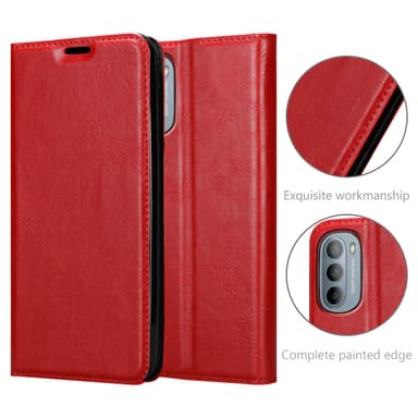 Motorola MOTO G31 / G41 lommebokdeksel case (rød)