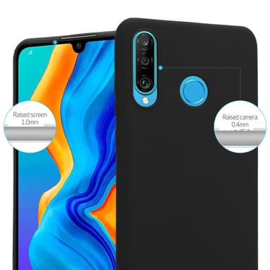 Deksel Huawei P30 LITE Silikon cover (svart)