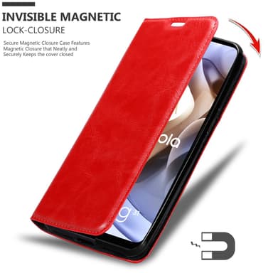 Motorola MOTO G31 / G41 lommebokdeksel case (rød)