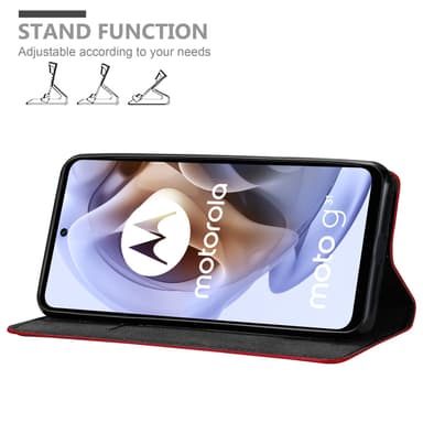 Motorola MOTO G31 / G41 lommebokdeksel case (rød)