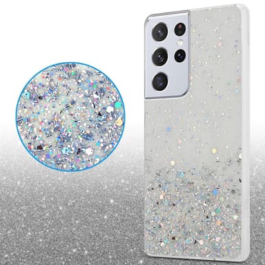 Samsung Galaxy S21 ULTRA Silikondeksel Glitter