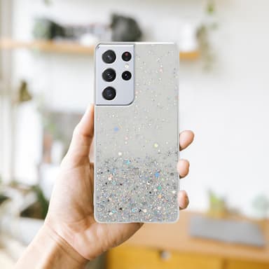 Samsung Galaxy S21 ULTRA Silikondeksel Glitter