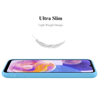 Deksel Samsung Galaxy A23 4G Silikon cover (blå)