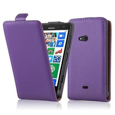 Nokia Lumia 625 Deksel Flip Case (lilla)