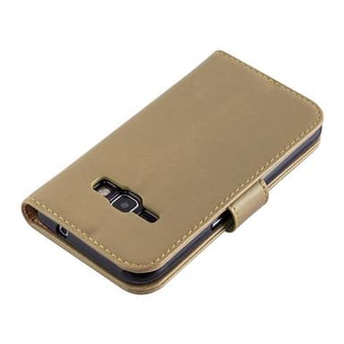 Samsung Galaxy J1 2016 lommebokdeksel etui (brun)