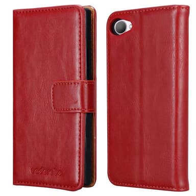 HTC Desire 12 lommebokdeksel etui (rød)