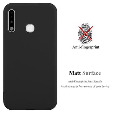 Deksel Samsung Galaxy A70e Silikon cover (svart)