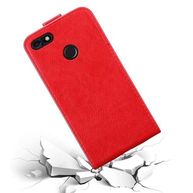 Huawei Y6 PRO 2017 deksel flip cover (rød)