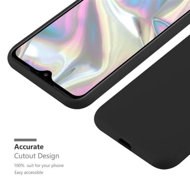 Deksel Samsung Galaxy A70e Silikon cover (svart)