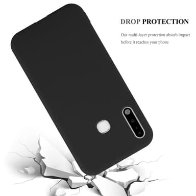 Deksel Samsung Galaxy A70e Silikon cover (svart)