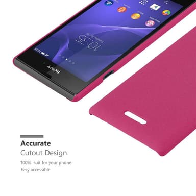 Sony Xperia T3 Hardt Deksel Cover (rosa)