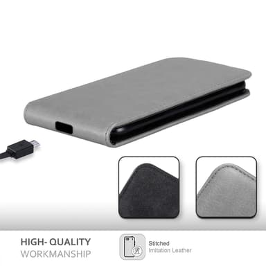Samsung Galaxy S21 PLUS deksel flip cover (grå)