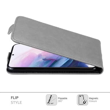 Samsung Galaxy S21 PLUS deksel flip cover (grå)
