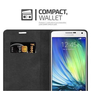 Samsung Galaxy A7 2015 lommebokdeksel case (svart)