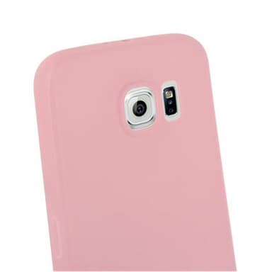 Deksel Samsung Galaxy S6 Silikon cover (rosa)