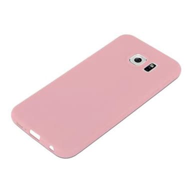 Deksel Samsung Galaxy S6 Silikon cover (rosa)