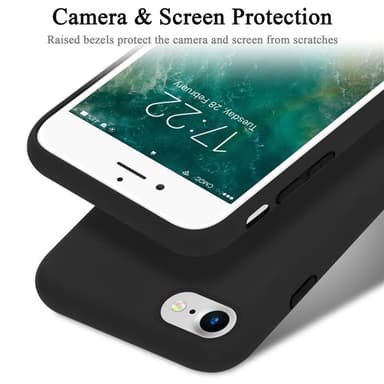 iPhone 7 / 7S / 8 / SE 2020 silikondeksel case (rød)