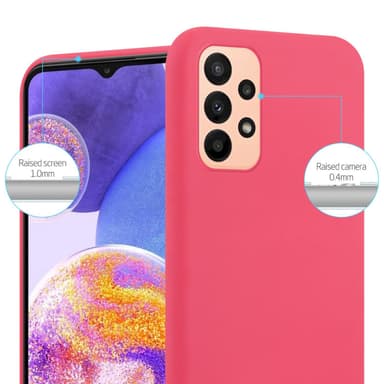 Deksel Samsung Galaxy A23 4G Silikon cover (rød)