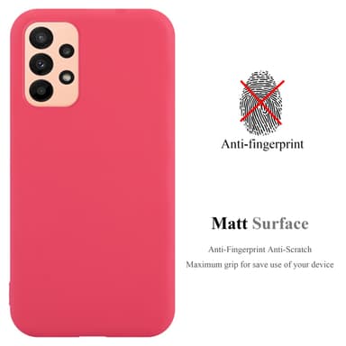 Deksel Samsung Galaxy A23 4G Silikon cover (rød)