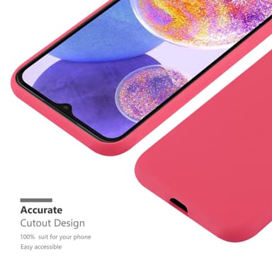 Deksel Samsung Galaxy A23 4G Silikon cover (rød)