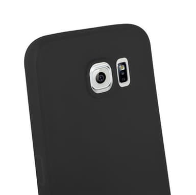 Deksel Samsung Galaxy S6 Silikon cover (svart)