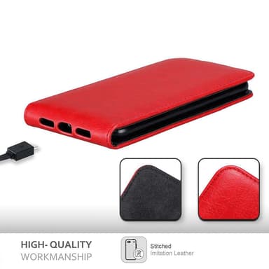 Google PIXEL deksel flip cover (rød)