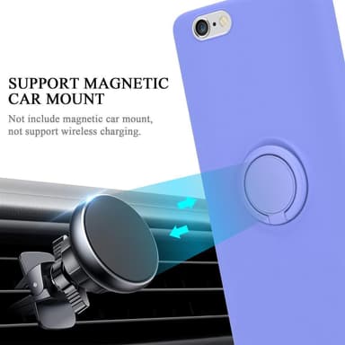 Deksel iPhone 6 / 6S Ring Case (lilla)