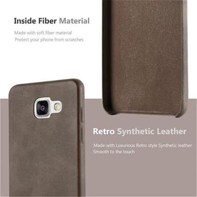 Samsung Galaxy A5 2015 Hardt Deksel Cover (brun)