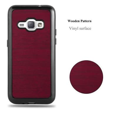 Samsung Galaxy J1 2016 Deksel Case Cover (rød)