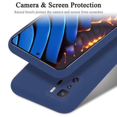 Xiaomi POCO X3 GT silikondeksel case (blå)