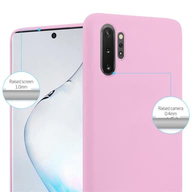 Deksel Samsung Galaxy NOTE 10 PLUS Silikon cover (rosa)