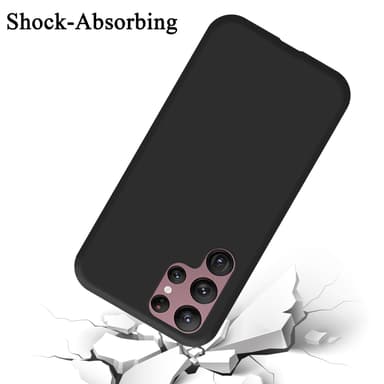 Samsung Galaxy S22 ULTRA silikondeksel case (svart)