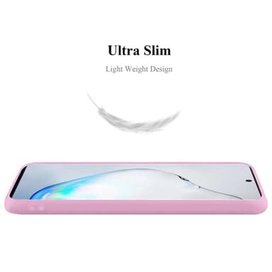 Deksel Samsung Galaxy NOTE 10 PLUS Silikon cover (rosa)