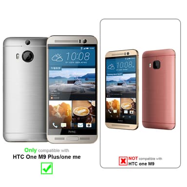 HTC ONE M9 PLUS / ONE ME deksel ultra slim (lilla)