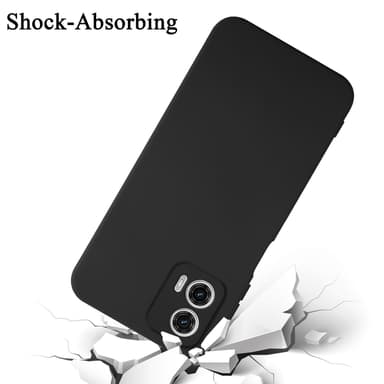 Motorola Moto G73 silikondeksel case (Svart)
