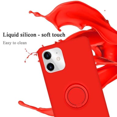 Deksel iPhone 11 Ring Case (rød)