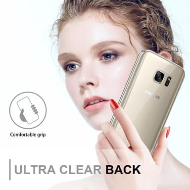 Samsung Galaxy S7 Deksel 360 Case Cover (gjennomsiktig)